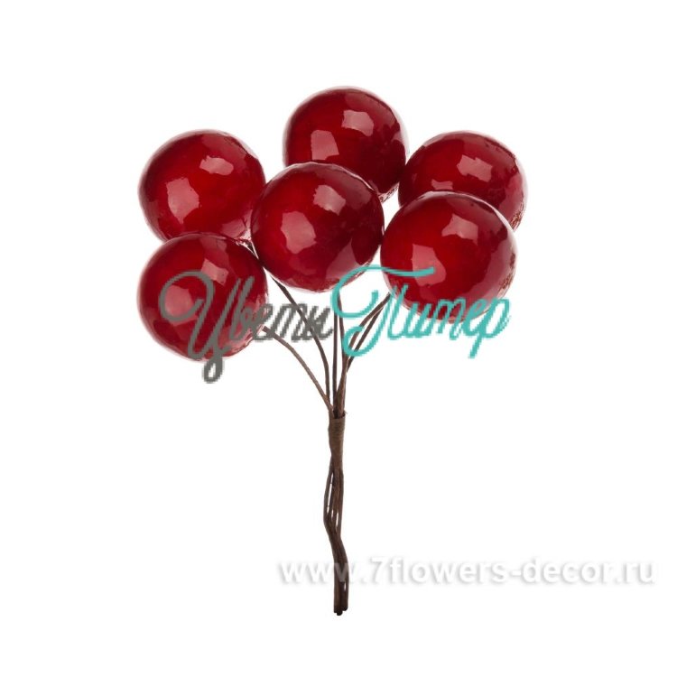 Ягоды на вставке; 2.5*12см (6шт./пучок)