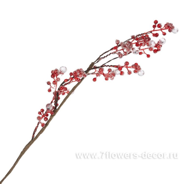 Ветка ягодная иск. (пластик), 55см