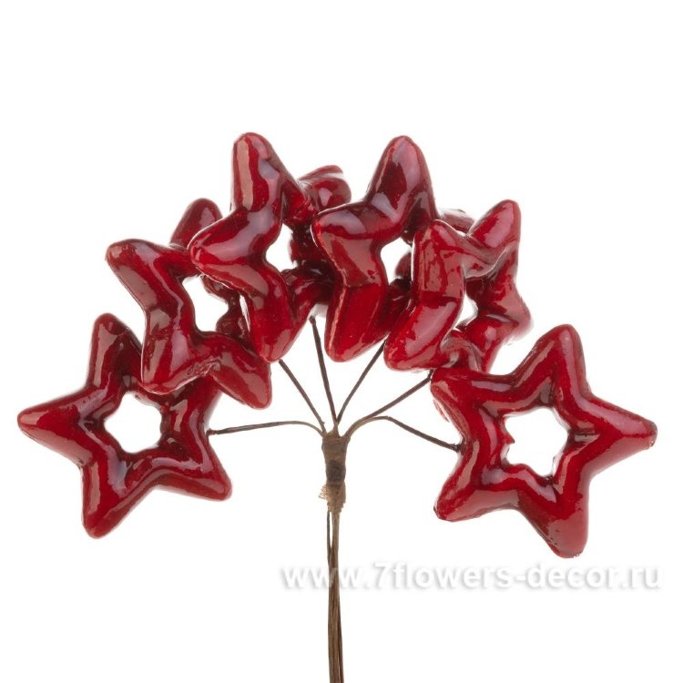 Звезды на вставке, 5x15см, (6шт)
