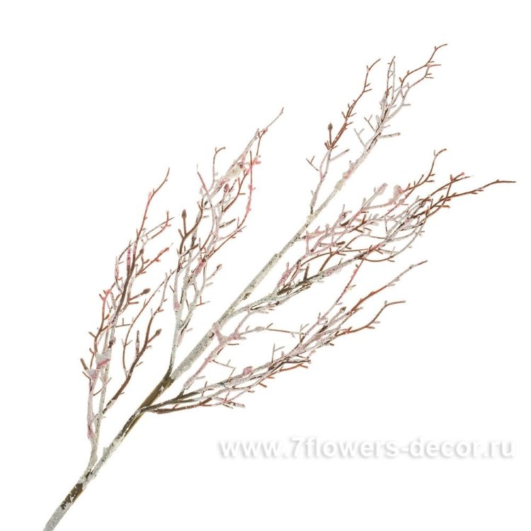 Ветка заснеженная искусственная (пластик), 84 см