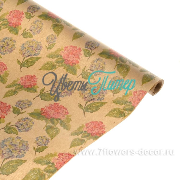 Упак. материал Hortensia Europa ; W75см;10м; бумага крафт (коричневый)