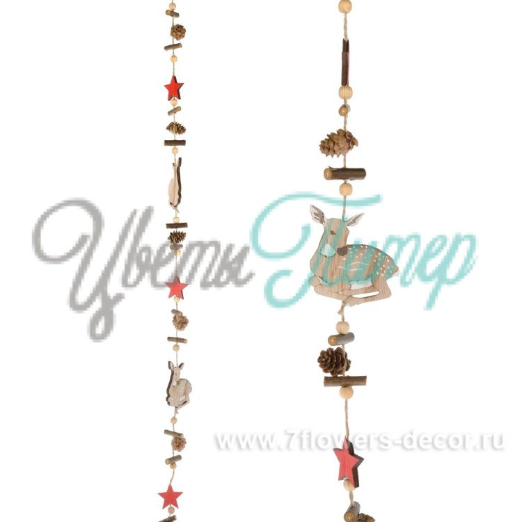 Гирлянда "Олени" (дерево); 7х100см