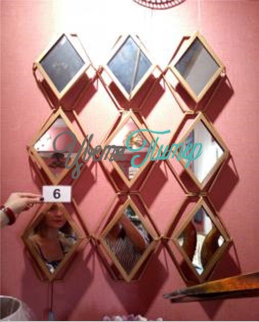 Зеркало (металл) 66х87х5см