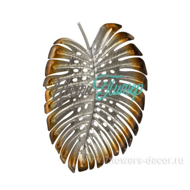 Лист декоративный (металл); 66x46x2 см