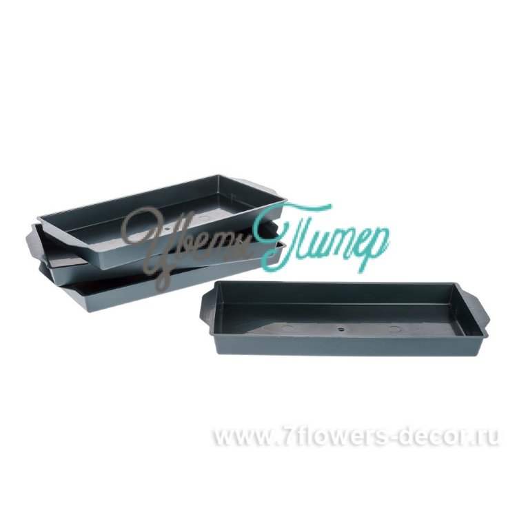 Набор поддонов для кирпича; 26 x 12;5 x 2 см; пластик (25 шт.)