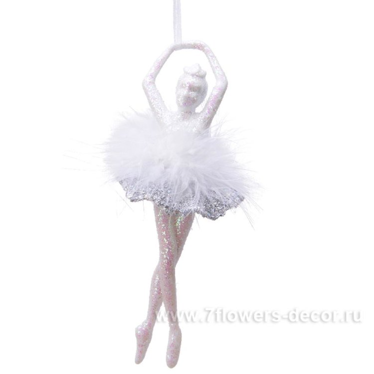 Елочное украшение "БАЛЕРИНА" (пластик), 7,5х17,5см