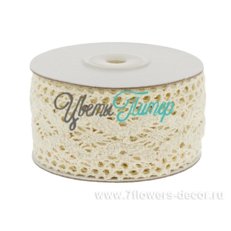 Лента декоративная (хлопок); 4см x5м