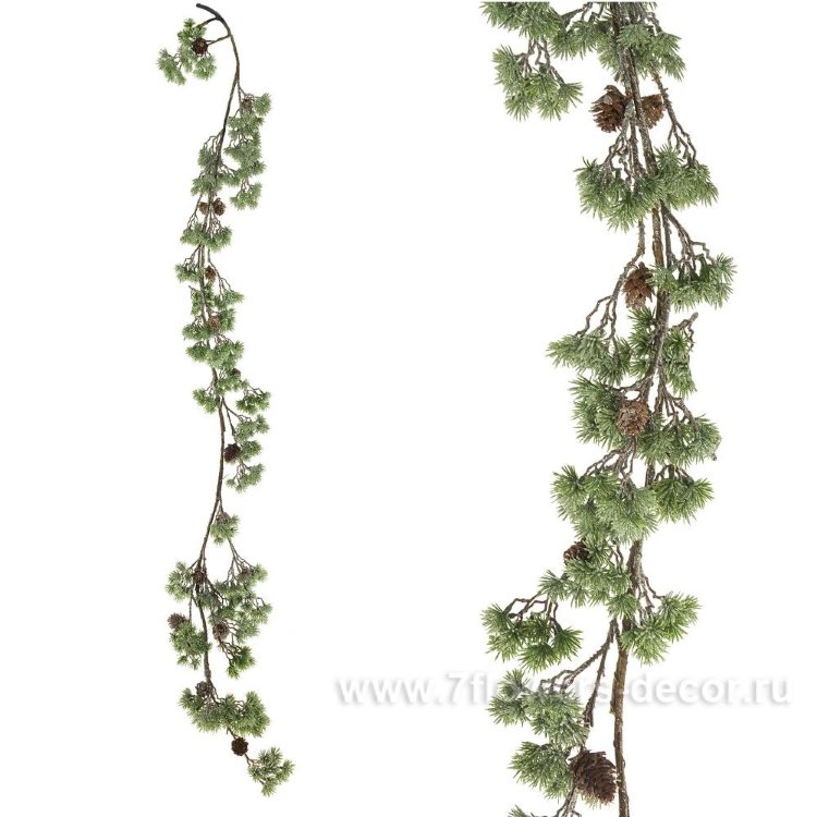 Гирлянда еловая искусственная (пластик), 150 см