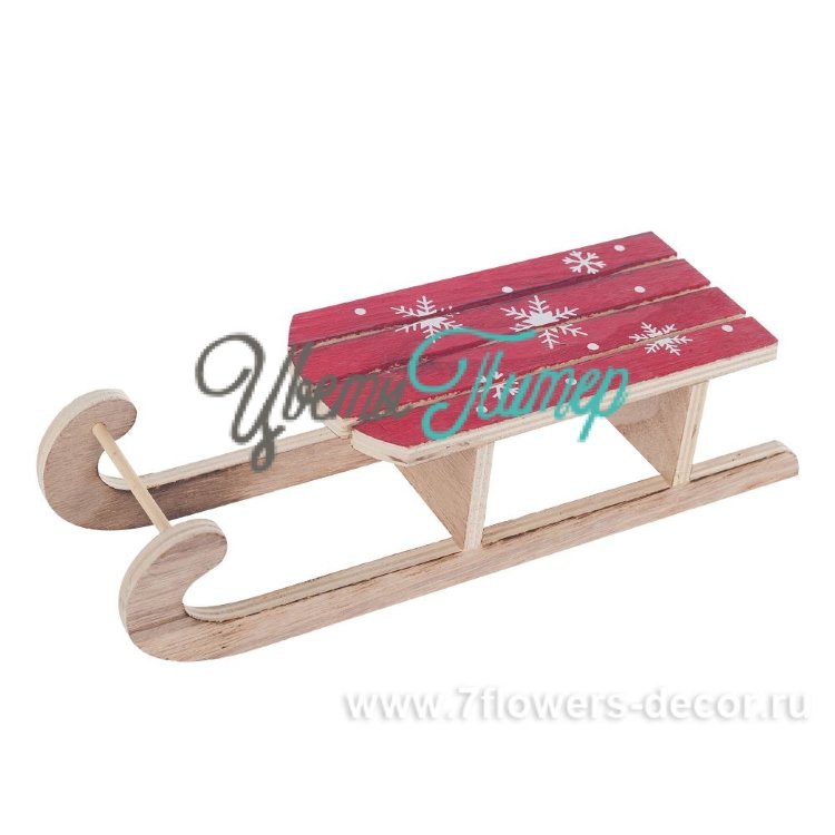 Сани декоративные (дерево); l30xw9xh7;8см